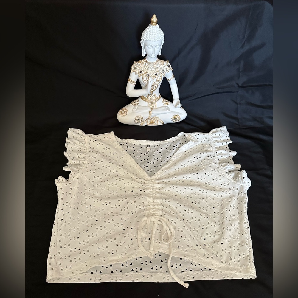 white blouse size large